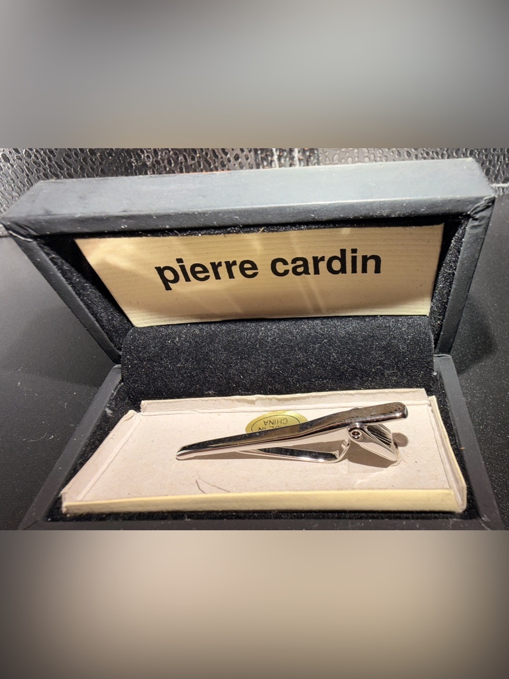 Vintage Pierre Cardin Silver Tie Clip - Classic Men's Accessory new in box!